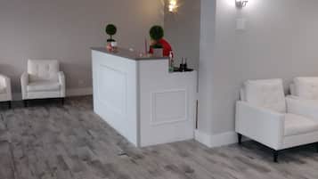 Quiosque de check-in/check-out