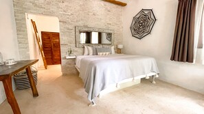 Chambre Luxe, 1 très grand lit, vue jardin, en bord de plage