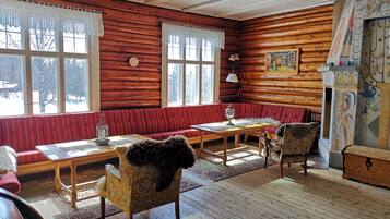 Sitteområde i lobbyen