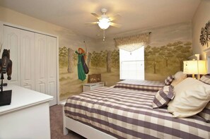 5 bedrooms, iron/ironing board, WiFi (free), bed sheets