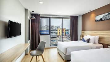 Free WiFi, bed sheets