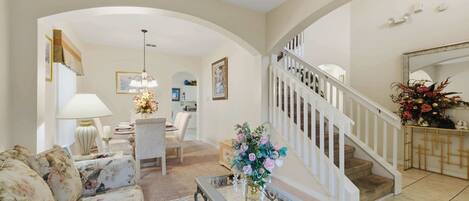 TV, DVD player, table football