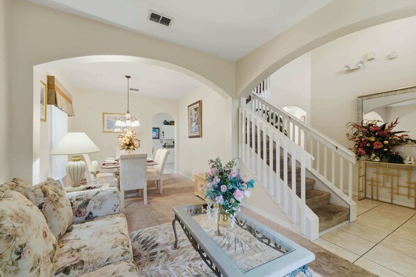 TV, DVD player, table football