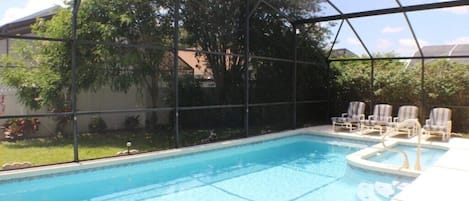 Una piscina climatizada