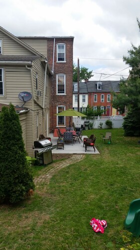 Lancaster City home with fenced yard and off street parking, walk to downtown