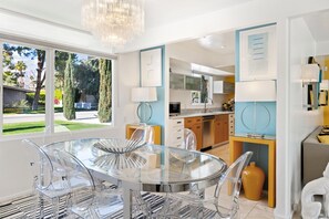 Dining - Holiday Availability! Classic Villa with Hollywood Flair and Gleaming Pool! (Palm Springs)