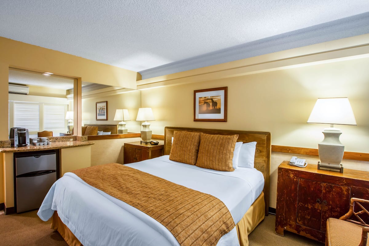 Deluxe Room, 1 King Bed, City View | 1 bedroom, premium bedding, pillow-top beds, in-room safe