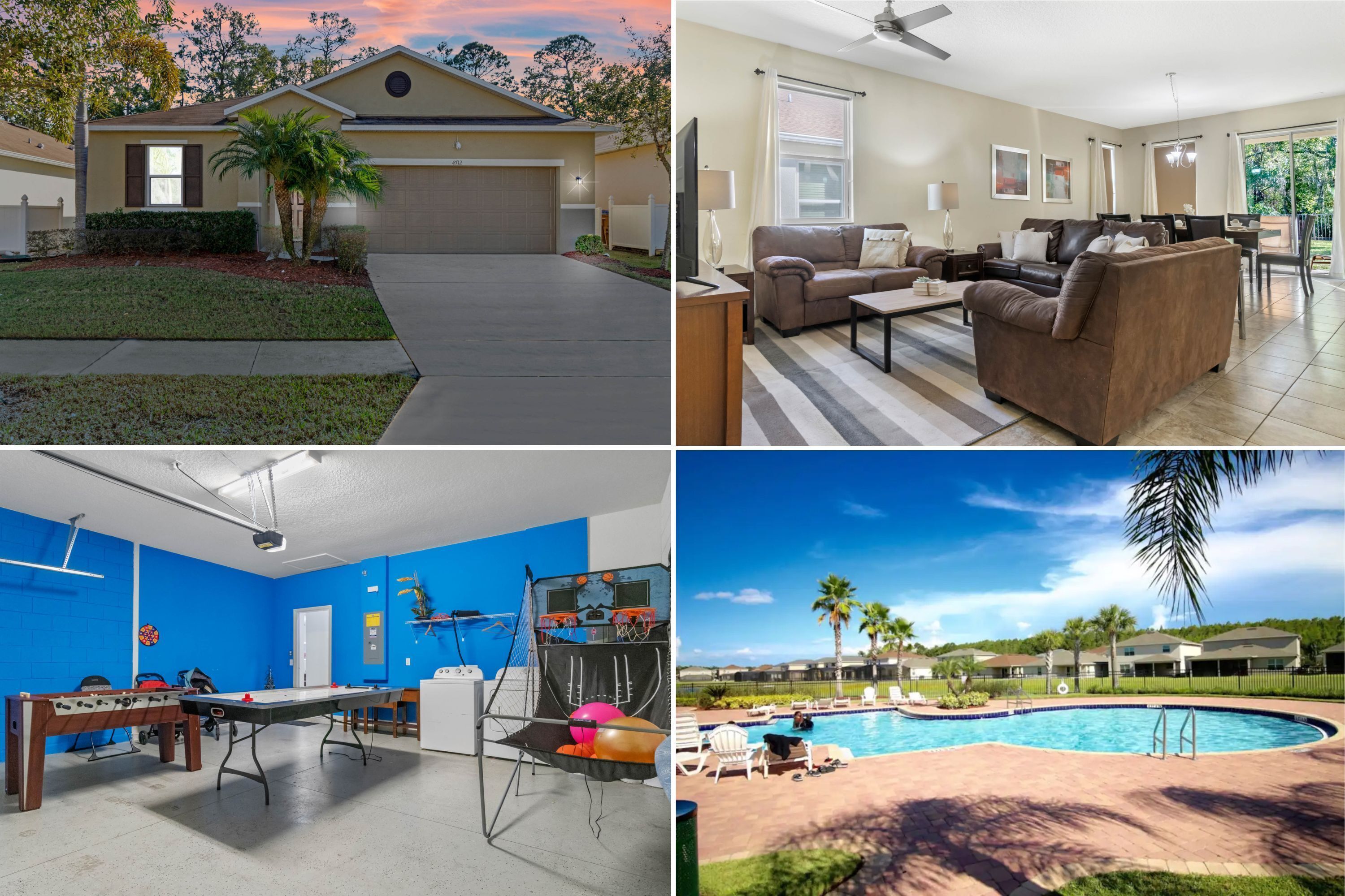 4 Bedrooms / 3 Bathrooms / Crystal Cove (4712 BD)
