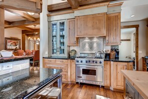 Fridge, microwave, oven, stovetop - Managed by Park City Lodging-Private Ski-In/Ski-Out Mtn Getaway in the Pines (PARK CITY)