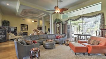 TV, DVD player, books, streaming services