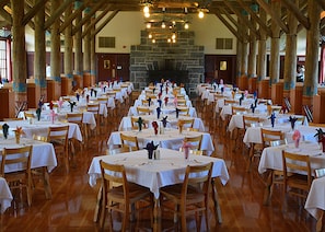 Café da manhã, almoço e jantar