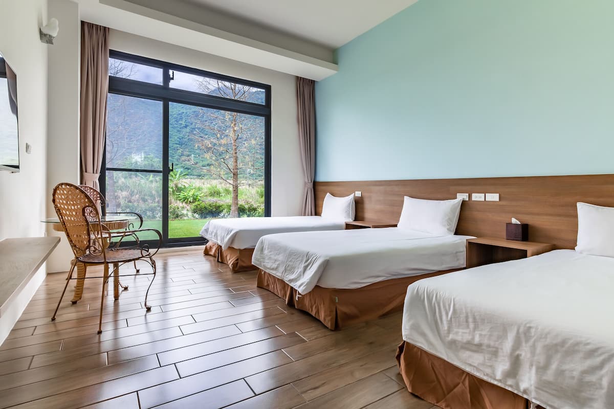 Standard Triple Room | Desk, blackout drapes, soundproofing, free WiFi