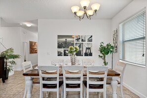Dining - Spacious 5BR Paradise Palms Home with Private Pool & Loft (Kissimmee)