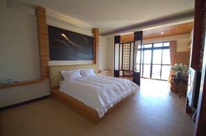 Superior Double Room, Balcony | Blackout curtains, free WiFi, bed sheets - Star Villa Cingjing (Ren'ai)