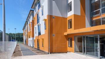 Majoituspaikan julkisivu