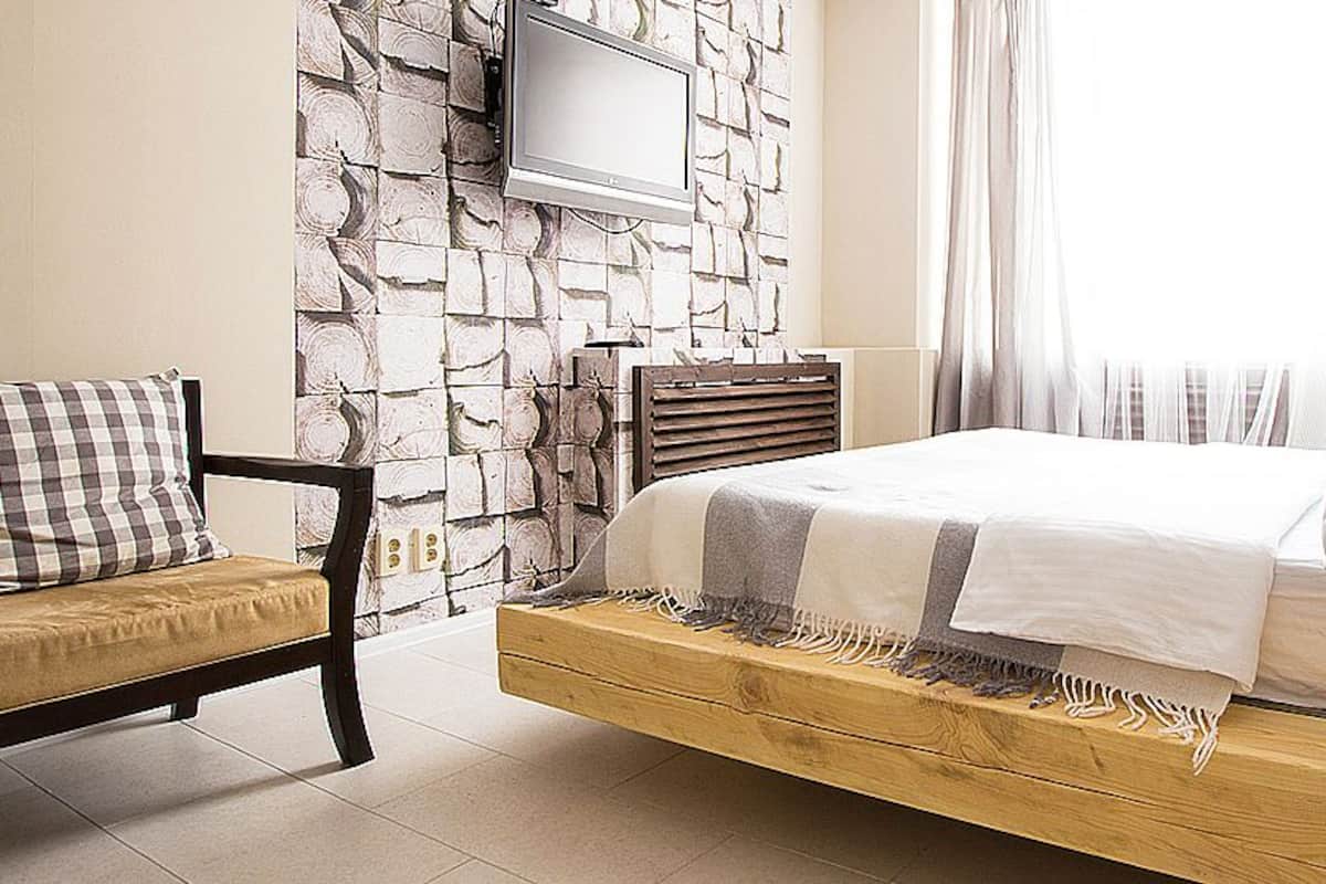 Suite Exclusive, 1 letto king, vista parco | Biancheria da letto di alta qualità, una cassaforte in camera