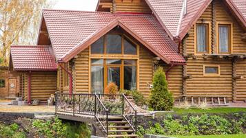 Maison Exclusive, vue parc | Literie de qualité supérieure, coffres-forts dans les chambres, bureau