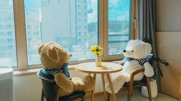 1 habitación, ropa de cama de alta calidad y cortinas blackout