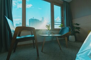 Lumia Double (Cinema) | Premium bedding, blackout curtains, soundproofing, iron/ironing board - Jongno Lumia Tourist Hotel (Seoul)