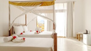 Wi-Fi de cortesia, roupa de cama