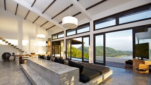 Villa of the Rising Sun | Living area | Flat-screen TV, DVD player - Casas del Sol (Koh Tao)