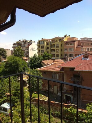 Deluxe Double Room, 2 Double Beds, City View | Balcony view