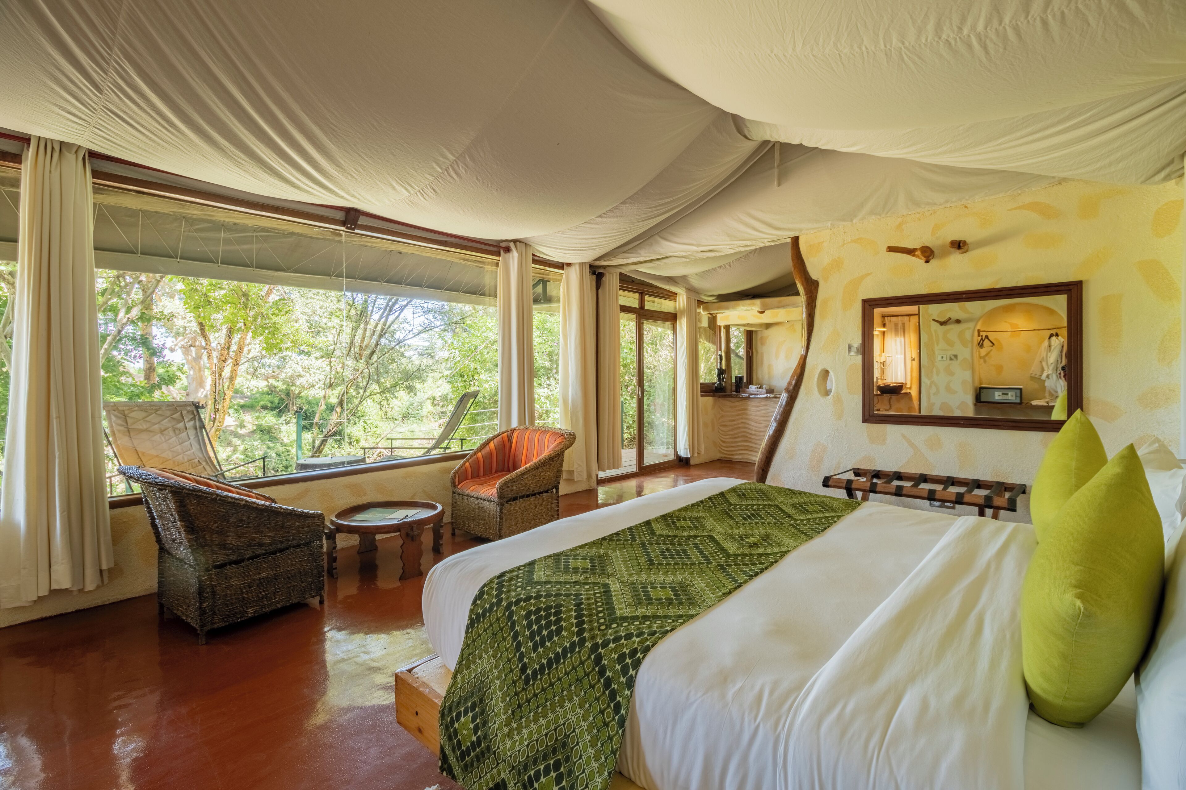 Premium bedding, memory-foam beds, minibar, in-room safe