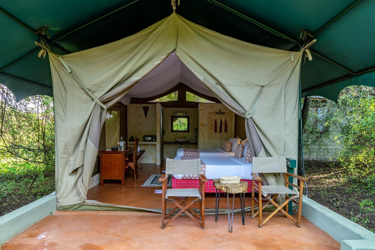 Tent | 1 bedroom, premium bedding, memory foam beds, minibar