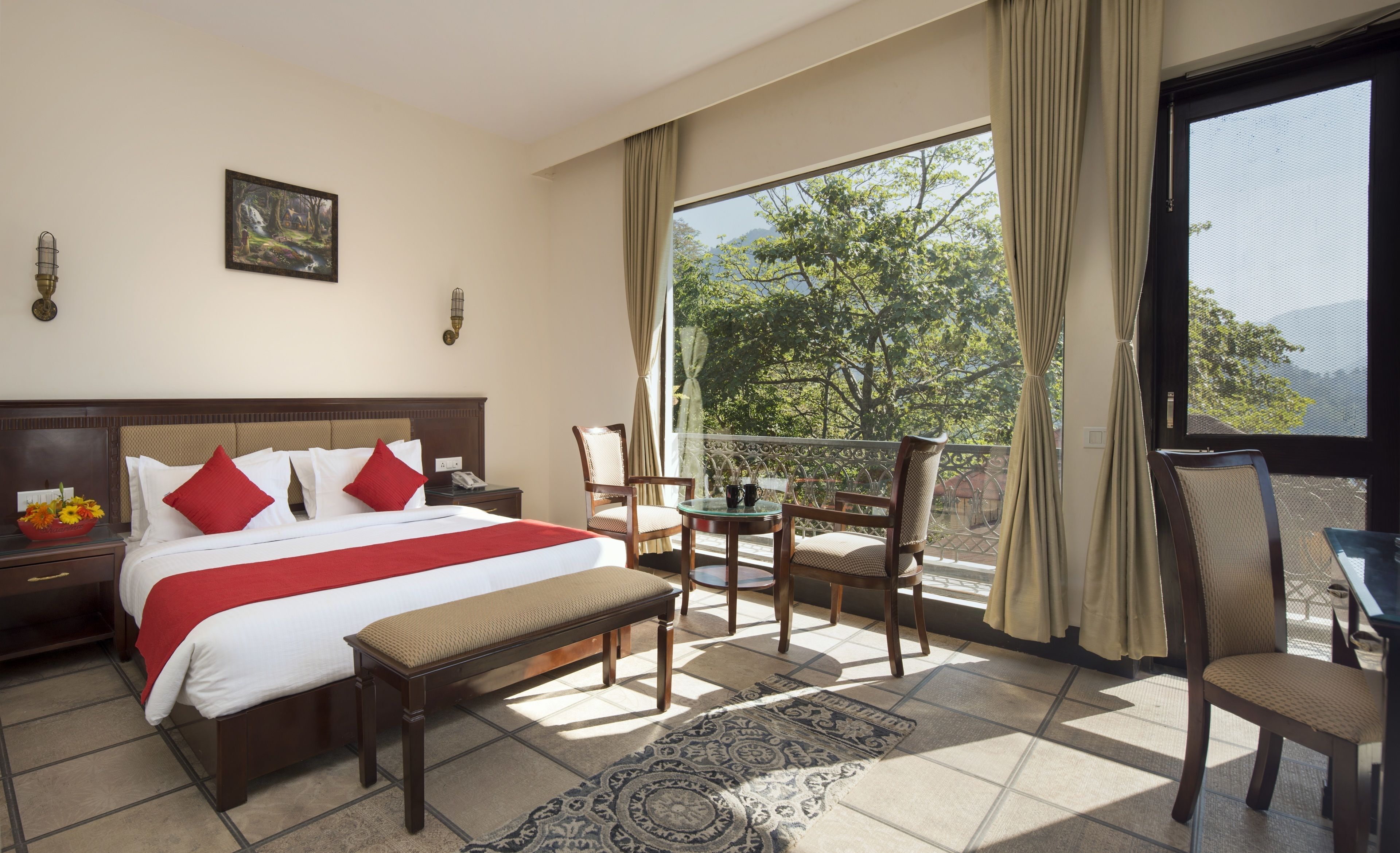 Egyptian cotton sheets, premium bedding, minibar, in-room safe