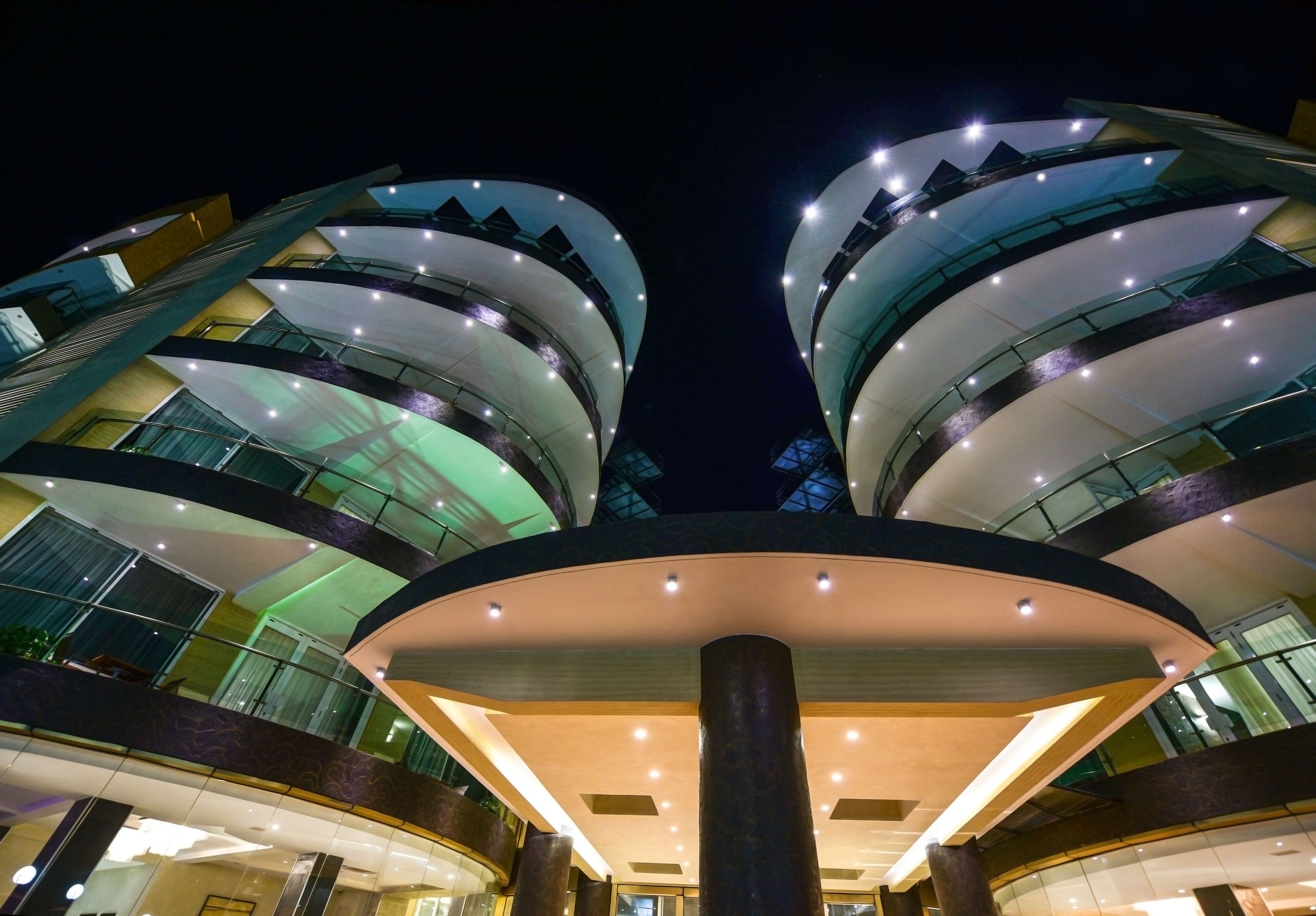 Front of property - evening/night