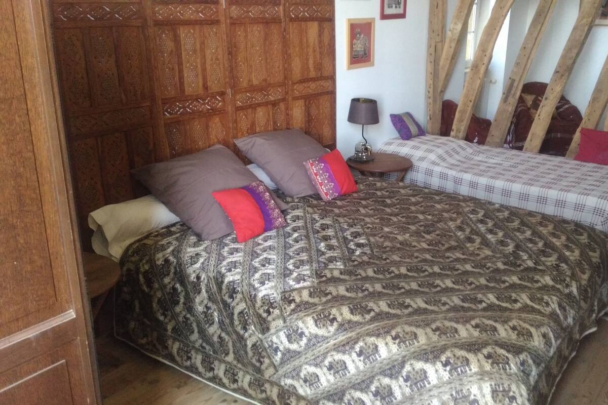 Tweepersoonskamer (Mousquetaire) | 1 slaapkamer, luxe beddengoed, individueel gedecoreerd