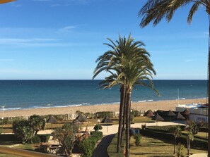 Accommodatie ligt op het strand