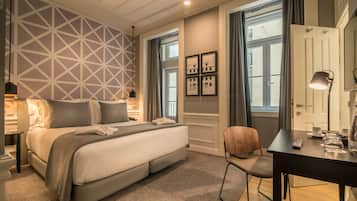 Klassieke kamer, 1 twee- of 2 eenpersoonsbedden | 1 slaapkamer, lakens van Egyptisch katoen, luxe beddengoed