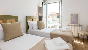 Suite ejecutiva (Skyline) | 1 dormitorio, ropa de cama de alta calidad, edredones de plumas