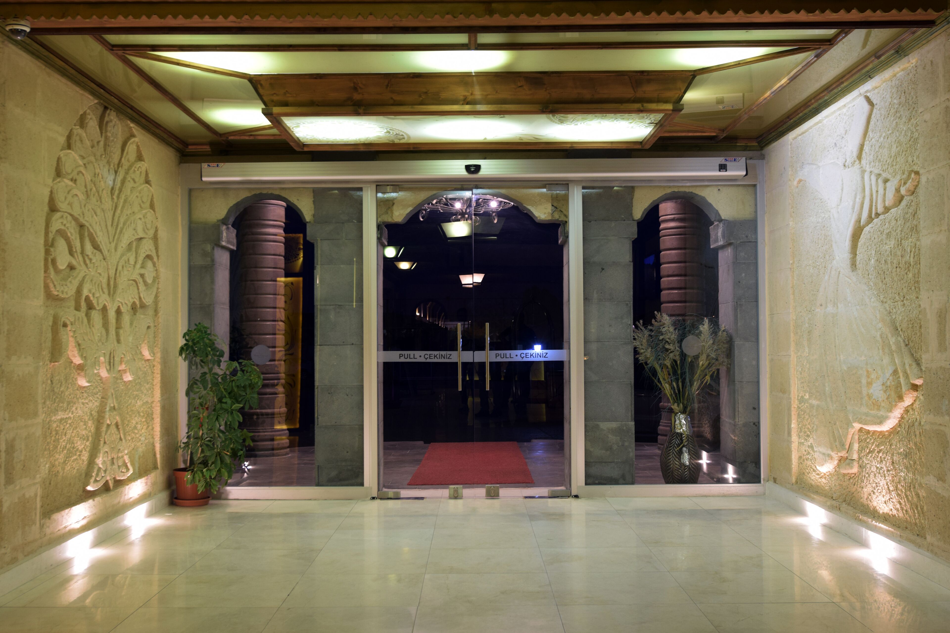 Interior entrance
