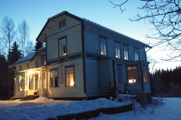 Front of property - evening/night