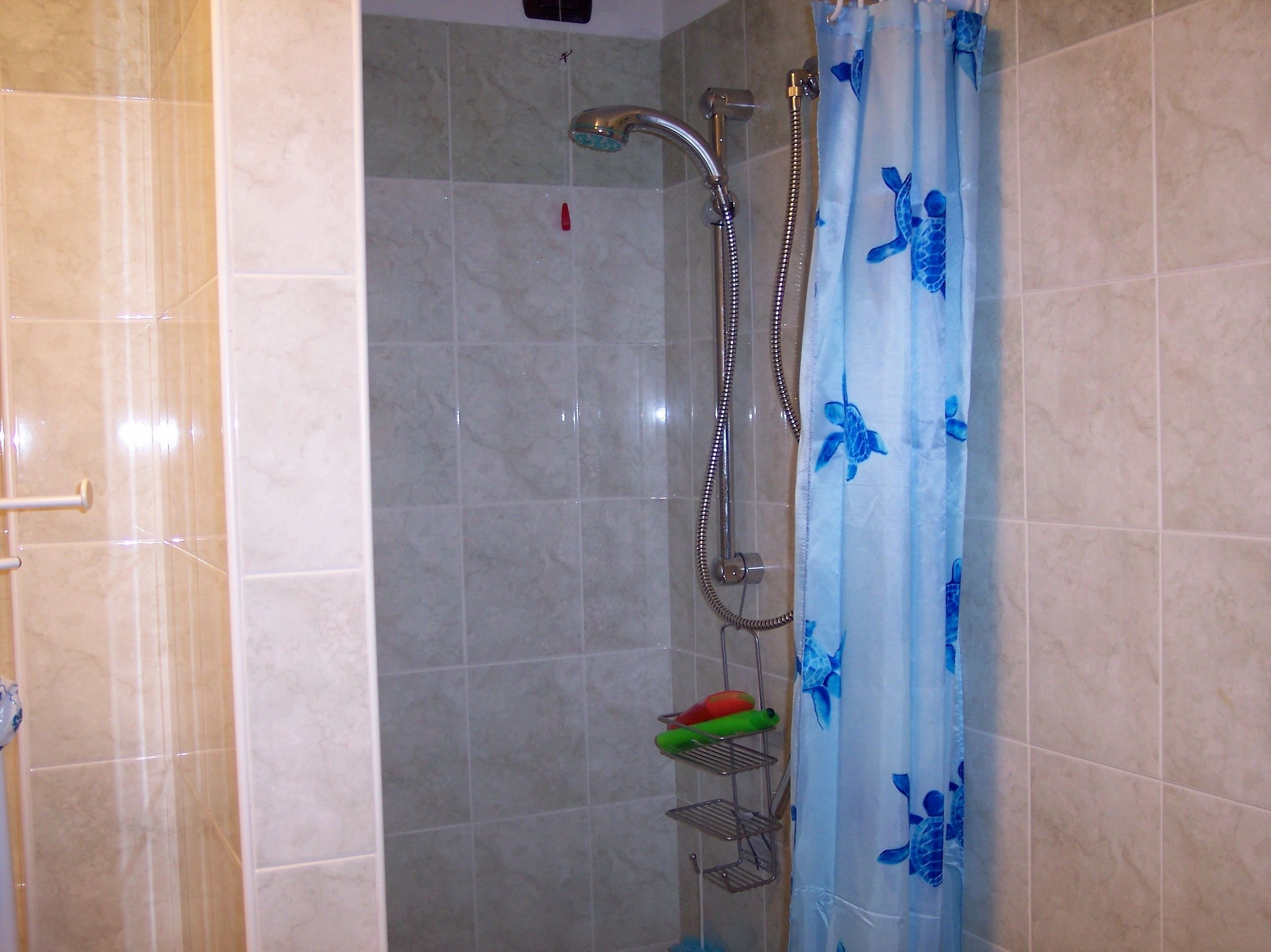 Dusj på badet