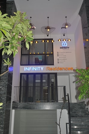 Front of property - evening/night