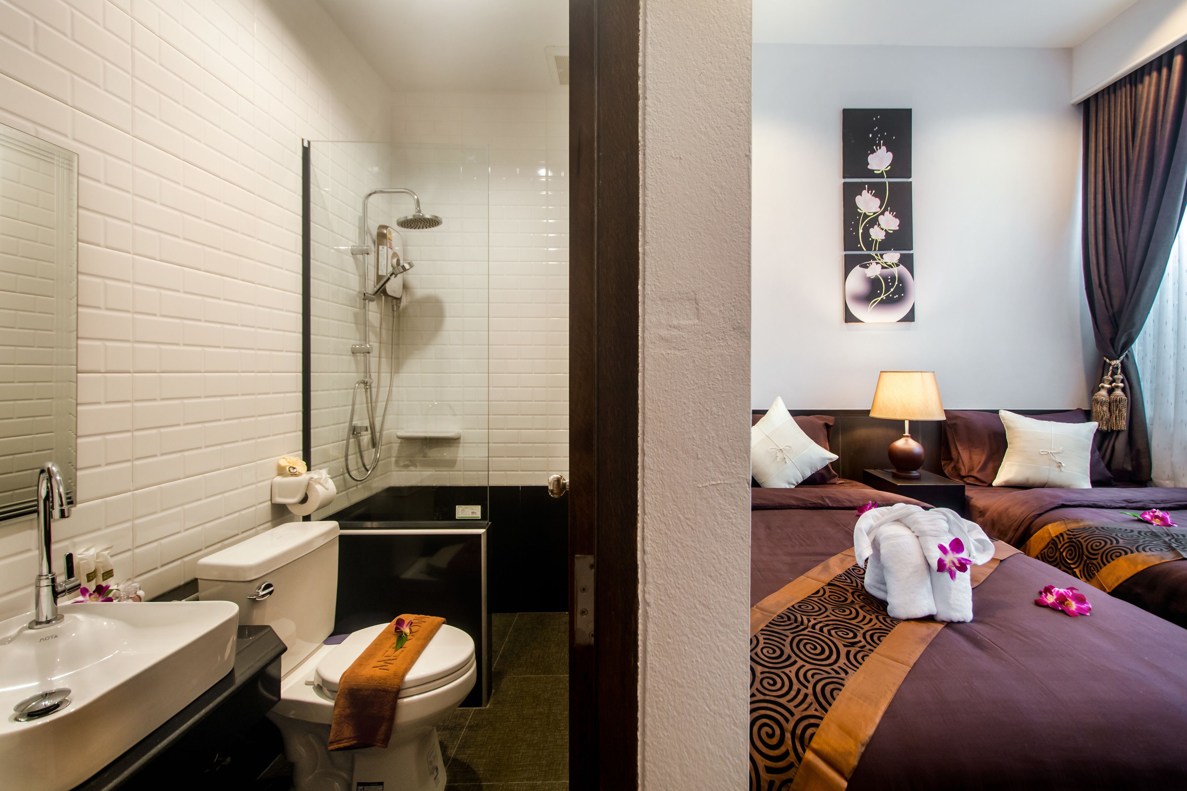 1 habitación, sábanas de algodón egipcio y ropa de cama de alta calidad 