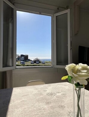 Blick von der Unterkunft