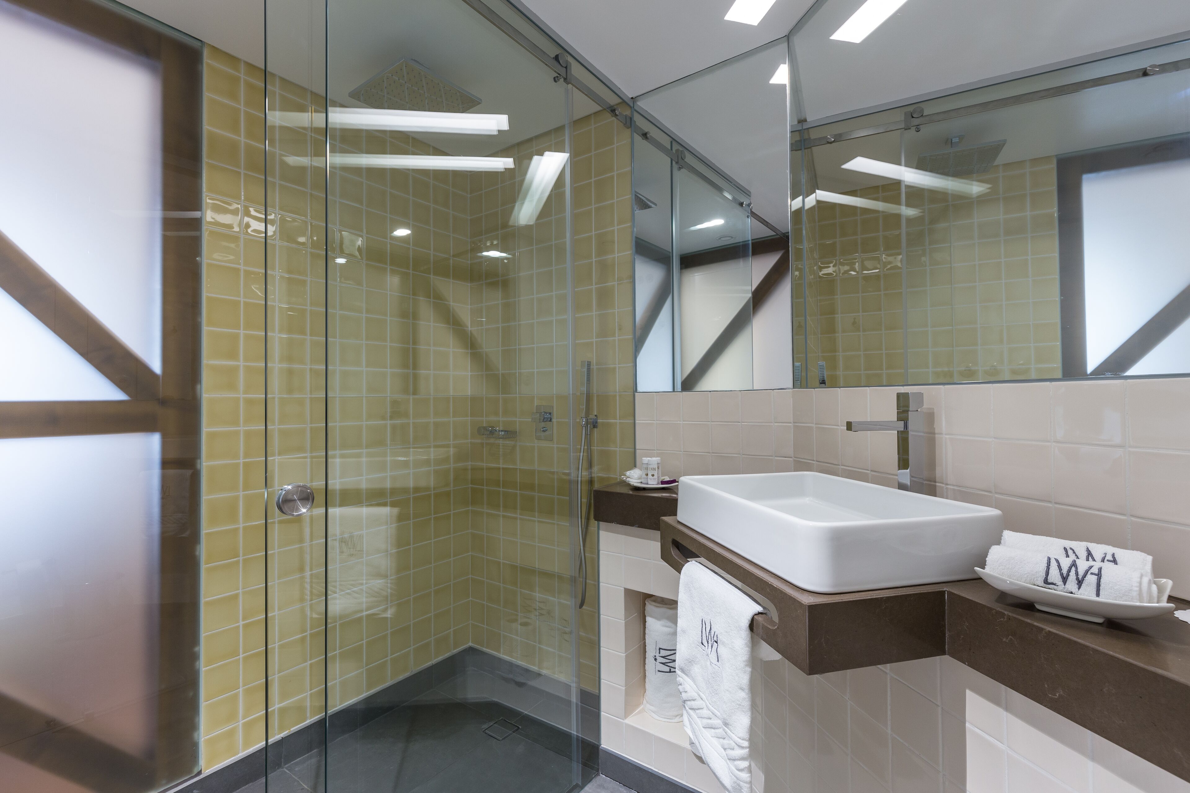 classic double or twin room | bathroom | shower, designer toiletries, hair dryer, bathrobes