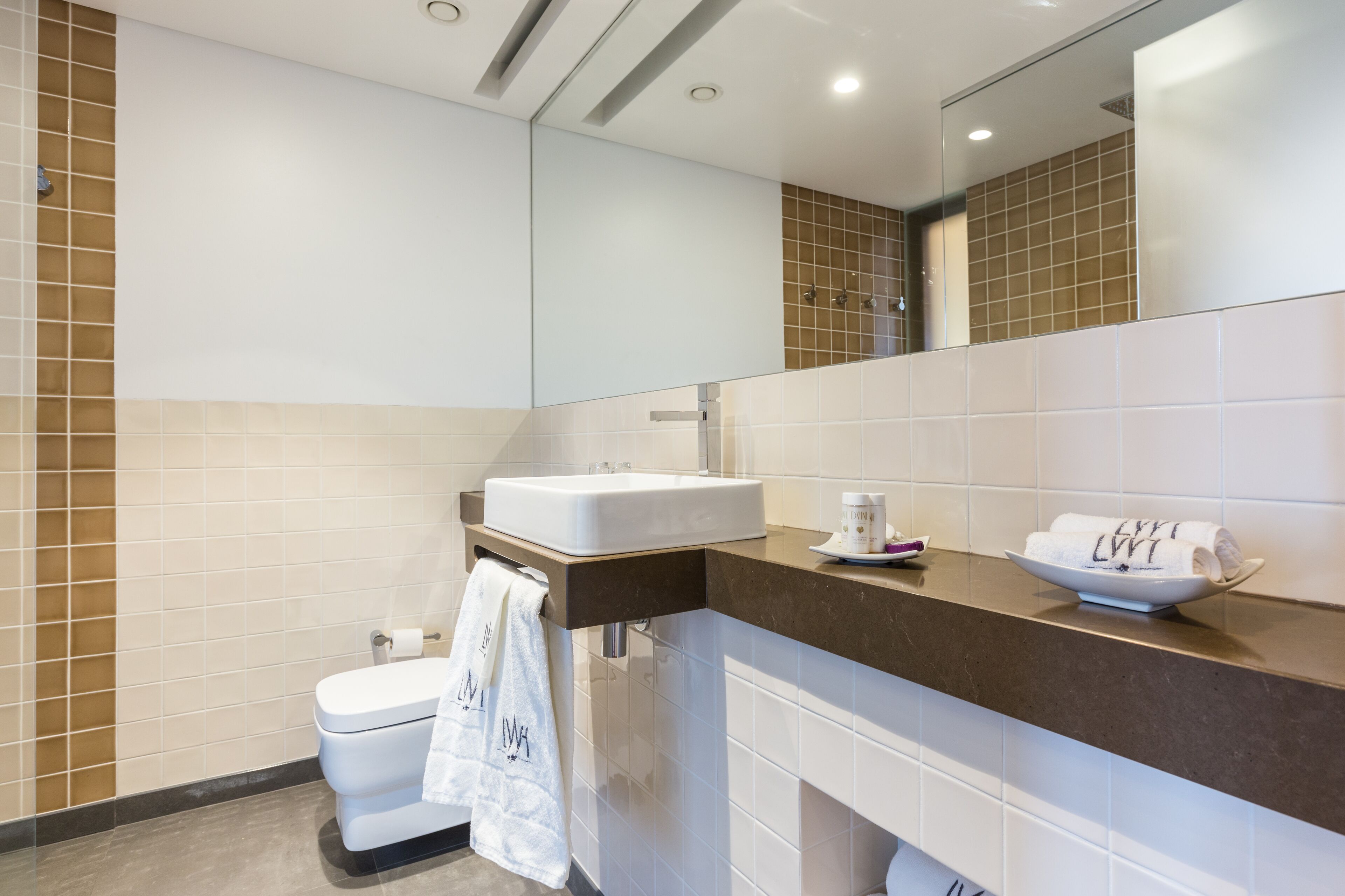 superior double or twin room | bathroom | shower, designer toiletries, hair dryer, bathrobes
