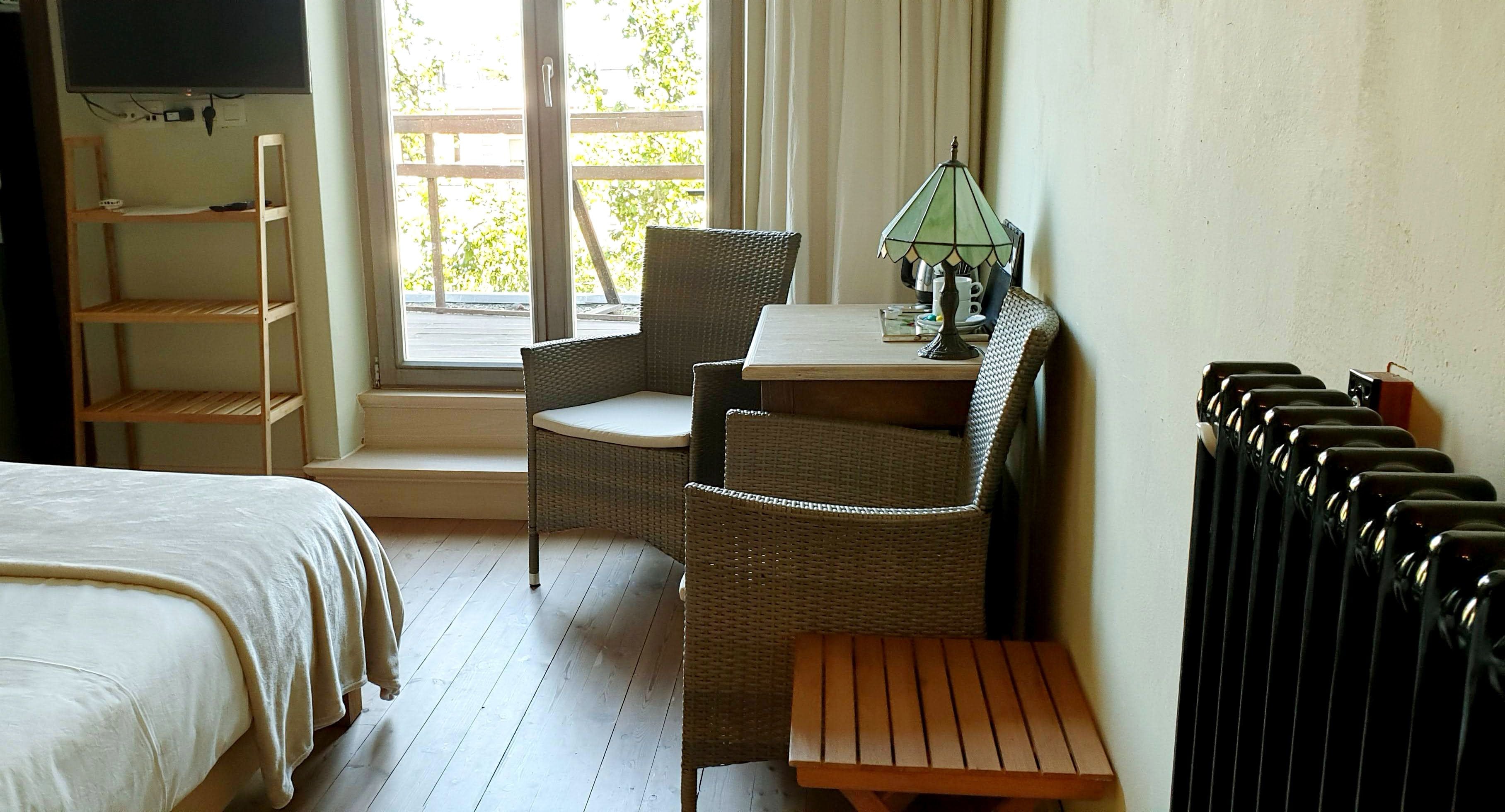 Desk, iron/ironing board, free WiFi, bed sheets