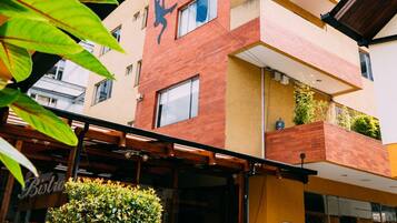 Fassade der Unterkunft