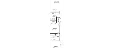 A floor plan of a first-floor apartment at 221A Las Palmas, Port Aransas, with a total livable square footage of 922 sq. ft. It includes a living room, dining area, kitchen, two bedrooms, and a bathroom.