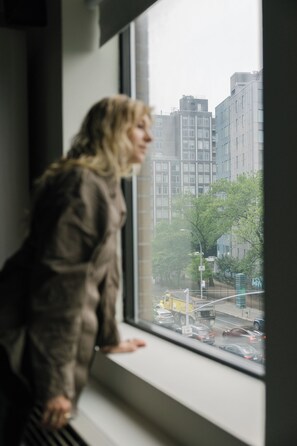 Deluxe-Doppelzimmer, 2 Doppelbetten, Nichtraucher, Parkblick