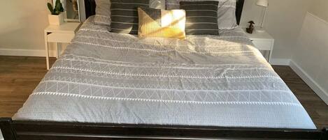 1 makuuhuone, silitysrauta/-lauta, vauvan matkasänky, ilmainen Wi-Fi