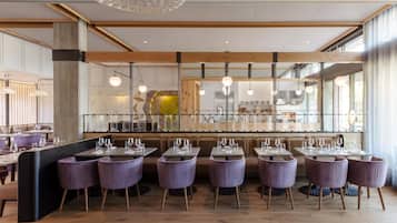 Breakfast, lunch and dinner served