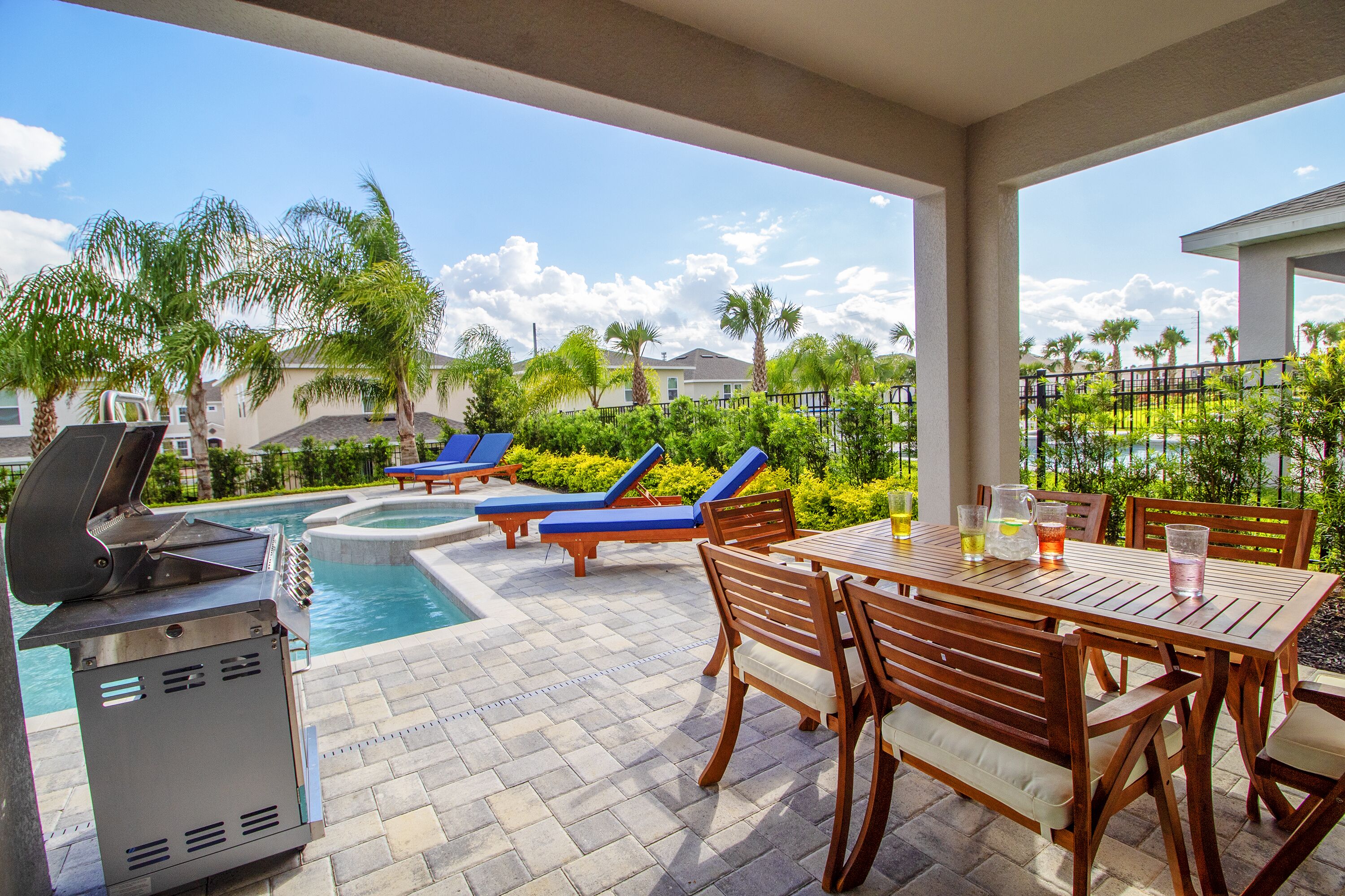 Encore Resort 6 Bedroom Vacation Home with Pool (2102) | Terrass/Patio