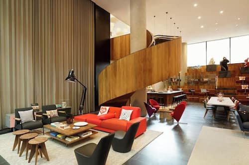 Lobby sitting area